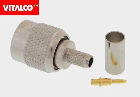Wtyk TNC zaciskany RG58U Vitalco