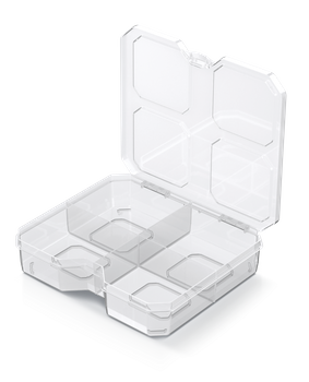 ORGANIZER NARZĘDZIOWY PRZEZROCZYSTY SQR BOX 15 NISKI SKRZYNKA
