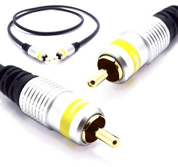 KABEL RCA DO SUBWOOFERA 1X RCA CINCH VITALCO 7,5m VITALCO RKD100