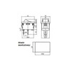PRZEŁĄCZNIK KOŁYSKOWY 3A 250V ON-OFF MAŁY CZARNY