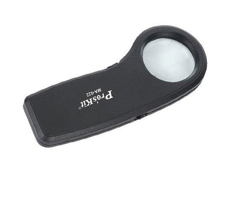 LUPA PROSKIT Z PODŚWIETLENIEM UV LED 7.5X MA-022