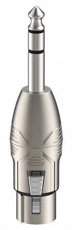 ADAPTER XLR ŻEŃSKI WTYK JACK 6.3 TRS 6,3 STEREO ROXTONE