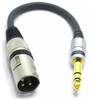 ADAPTER XLR MĘSKI WTYK JACK 6.3 STEREO VITALCO PRZEJŚCIÓWKA XLR JACK 6,3