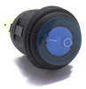 PRZEŁĄCZNIK HERMETYCZNY OKRĄGŁY NIEBIESKI 12V 20A