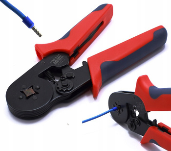 ZACISKARKA ZAKOŃCZEŃ KABLOWYCH TULEJEK 0,25 - 6mm2