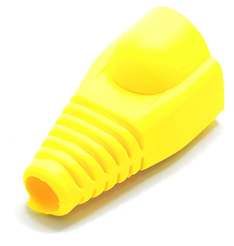 OSŁONA WTYKU RJ45 8P8C ŻÓŁTA 100 SZTUK