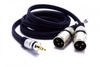 KABEL 2X XLR WTYK JACK 3.5 AUX 5m MK32 MONO VITALCO