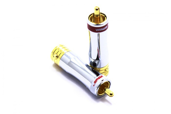 Wtyk RCA 8mm złoty rw617 Vitalco