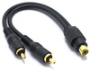 ADAPTER GNIAZDO RCA CINCH NA 2X WTYK RCA KABEL VITALCO