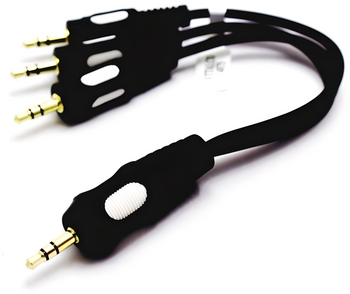 ADAPTER ROZDZIELACZ AUX WTYK 3.5 3X WTYK JACK 3,5 VITALCO