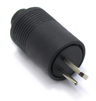 Wtyk głośnikowy skręcany prosty