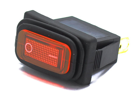 PRZEŁĄCZNIK HERMETYCZNY PROSTOKĄTNY ŻÓŁTY 230V