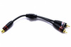 ADAPTER TRÓJNIK RCA 2X WTYK GNIAZDO VITALCO RCA