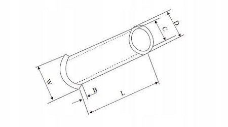 TULEJKA KABLOWA NIEIZOLOWANA 0.5mm TULEJKI 100szt