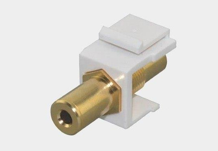 Łącznik jack 3,5mm stereo keystone