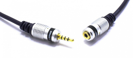 PRZEDŁUŻACZ JACK 3,5 4-POLOWY 1,5m KABEL WTYK GNIAZDO JKD85 VITALCO