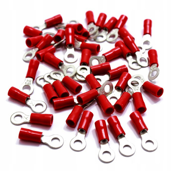 KONEKTOR OCZKOWY IZOLOWANY 3,2mm M3 100 SZT OCZKA