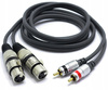 KABEL 2x XLR ŻEŃSKI 2x WTYK RCA VITALCO MKR24 5m