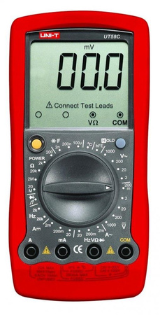 MIERNIK MULTIMETR UNIT UT58C POJEMNOŚĆ TEMPERATURA