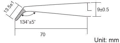 PĘSETA ROZWIERNA ZAKRZYWIONA 1PK-117T 164MM PROSKIT