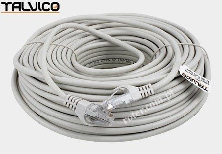 Patch cord UTP kat.5e 25m szary 5P41