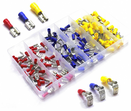 ZESTAW KONEKTORÓW IZOLOWANYCH Z ODCZEPEM 120 SZT