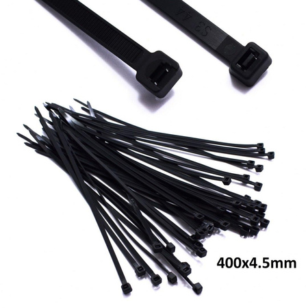 OPASKI KABLOWE 400/4.8 TRYTKI CZARNE 100 SZTUK
