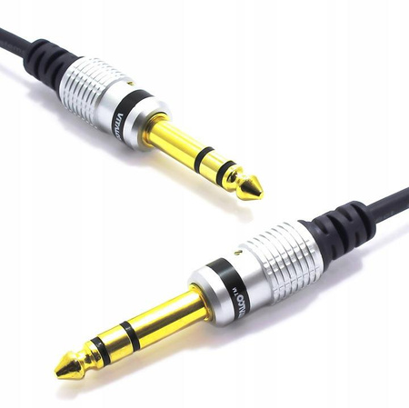 KABEL JACK 6,3 STEREO WTYK - WTYK VITALCO MK61 1M