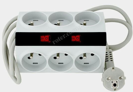 Listwa zasilająca ACAR smart 1,5m szara