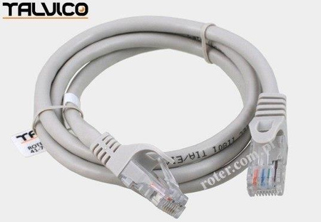 Patch cord UTP kat.6 2,0m szary 6P10