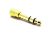 ADAPTER AUX WTYK JACK 6,3 STEREO GNIAZDO JACK 3,5 ZŁOTY