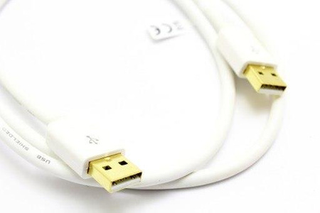 KABEL USB WTYK - WTYK 1M BIAŁY VITALCO DSKU11