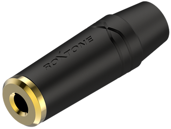 GNIAZDO MINI JACK 3.5 STEREO ROXTONE RMJ3FPP-65-BG