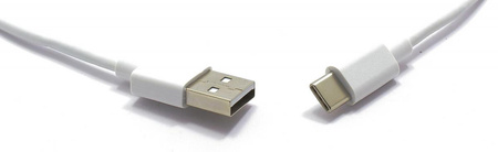 Przyłącze wtyk USB A/wtyk USB C białe 3,0m DSKU401 Vitalco