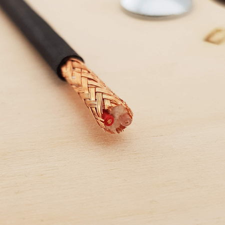 KABEL MIKROFONOWY THIN MIC-T100 2x0.23 REDS OFC 100M