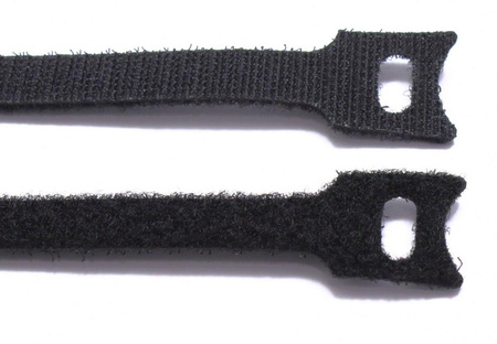 OPASKA RZEPOWA 180mm CZARNE OPASKI RZEPOWE ZESTAW OPASEK RZEPOWYCH 10 SZTUK