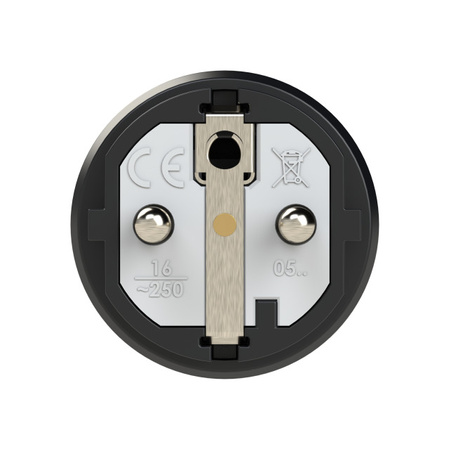 Wtyk wtyczka gumowy Schuko taurus2 0521-sr ip54 z uziemieniem pce 230v 16a
