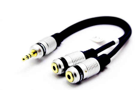 ADAPTER TRÓJNIK AUX JACK 3,5 WTYK 2X GNIAZDO 3.5 VITALCO