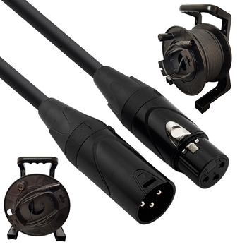 KABEL XLR NA BĘBNIE 70m MIKROFONOWY 3PIN RED'S MUSIC MĘSKI ŻEŃSKI