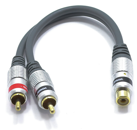 ADAPTER TRÓJNIK RCA 2X WTYK GNIAZDO RCA VITALCO