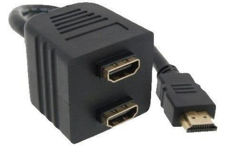 PRZEJŚCIÓWKA WTYK HDMI 2X GNIAZDO HDMI