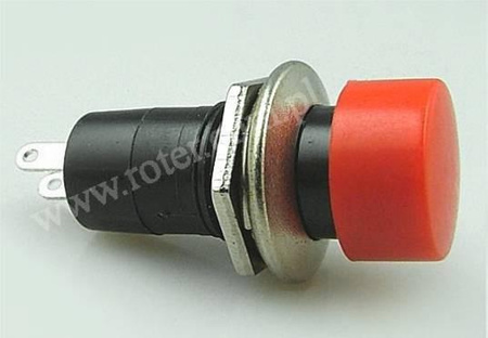 Przełącznik przyciskowy okrągły duży plastik PBS-16A / ON-OFF