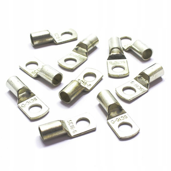 KONEKTOR OCZKOWY MIEDŹ Cu 16mm2 M6 KOŃCÓWKA 10szt