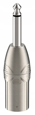 ADAPTER XLR MĘSKI WTYK DUŻY JACK 6.3 MONO 6,3 ROXTONE