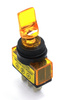 PRZEŁĄCZNIK PODŚWIETLANY LIZAK 12V ŻÓŁTY