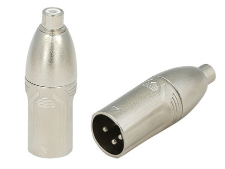ADAPTER REDUKCJA PRZEJŚCIÓWKA WTYK XLR MĘSKI - GNIAZDO RCA RA2XMPF ROXTONE