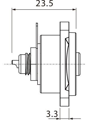 GNIAZDO PANELOWE RCA CINCH ROXTONE RF2D-N-R