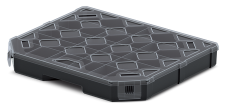 ORGANIZER SKRZYNKA NARZĘDZIOWA KUWETA TAGER 30 284x243x40 Z PRZEGRODAMI