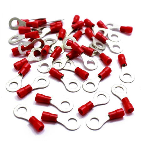 KONEKTOR OCZKOWY IZOLOWANY 6,5mm M6 100 SZT