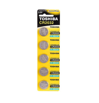 BATERIA LITOWA TOSHIBA CR2032 5 SZT